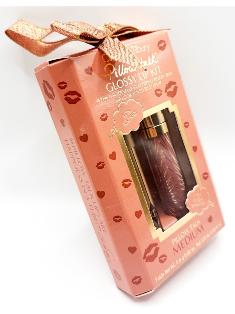 NWT Charlotte Tilbury Mini Pillow Talk Glossy Lip Duo- Medium - Picture 4 of 5